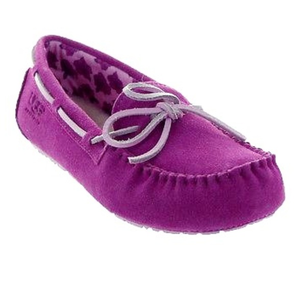 UGG Other - UGG Australia Kids Pink Girl's Sheepskin Moccasin